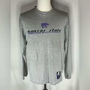 Starter Kansas State Wildcats Vintage 90’s Crew Neckline Long Sleeve